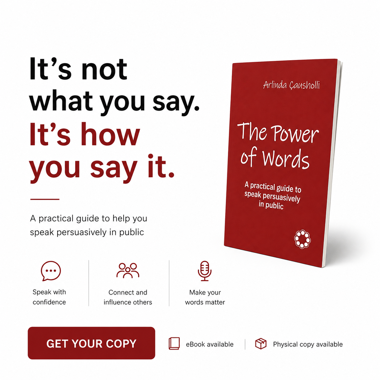 The Power of Words by Arlinda Causholli